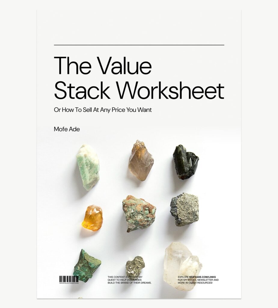 The Value Stack Worksheet - Mofe Ade